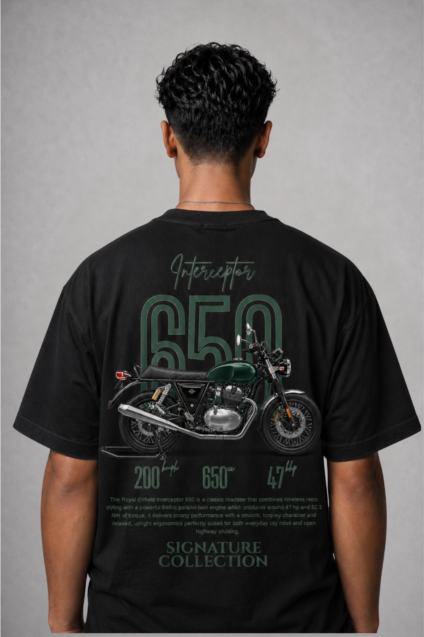 premium int 650 T-shirt Black