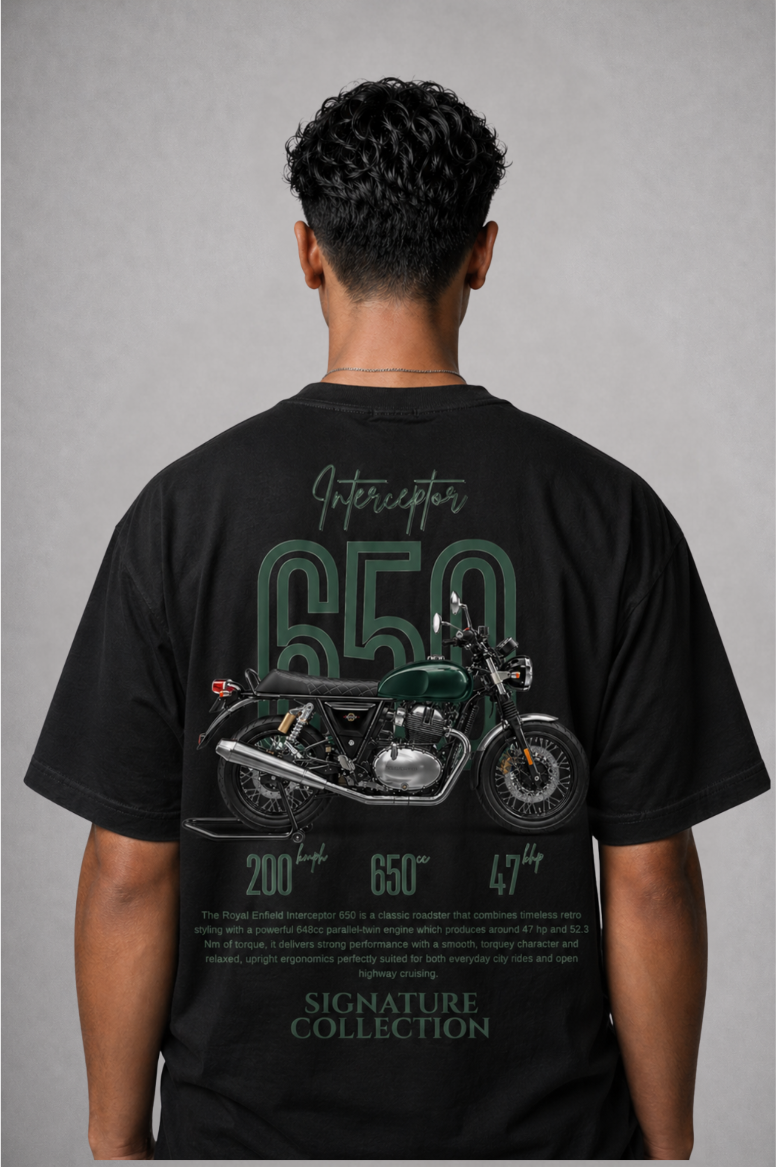 premium int 650 T-shirt Black