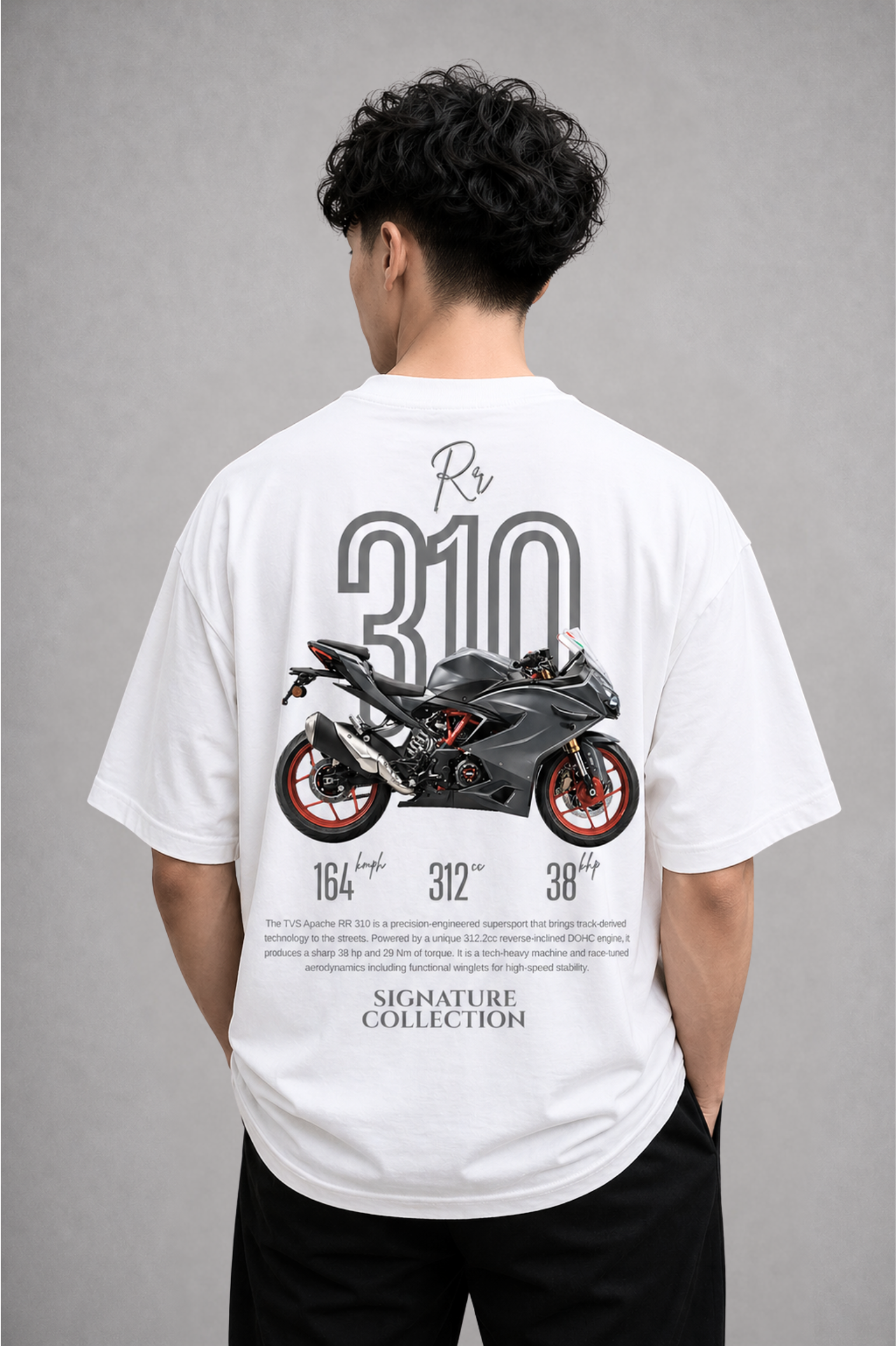 premium rr310 T-shirt White