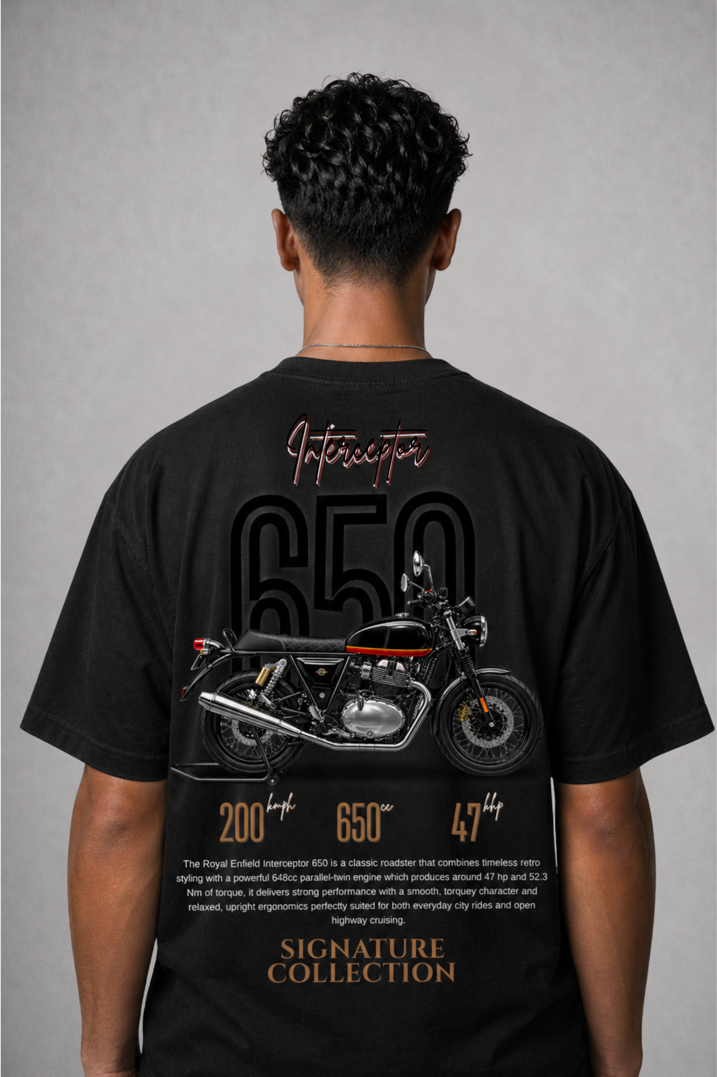 premium int 650 T-shirt Black