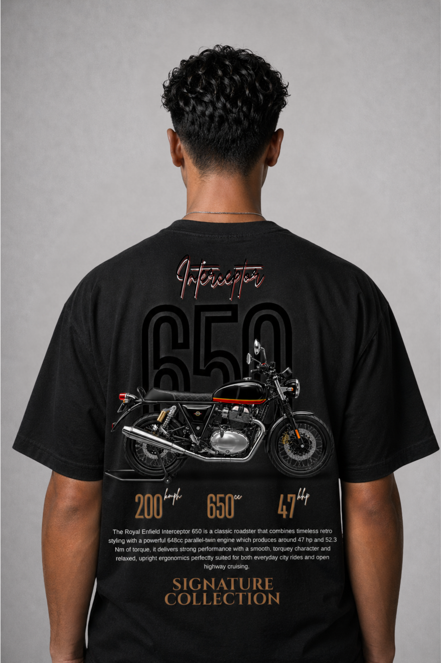 premium int 650 T-shirt Black
