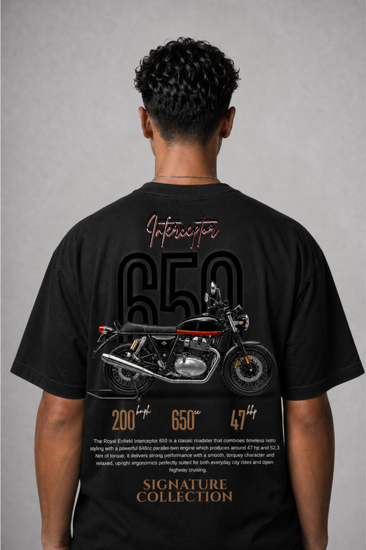premium int 650 T-shirt Black