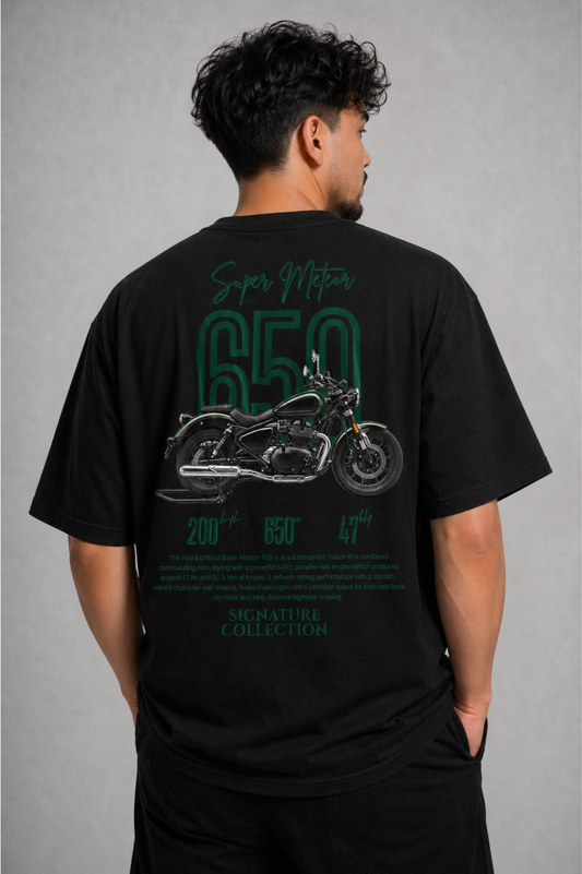 premium super meteor 650 T-shirt Black