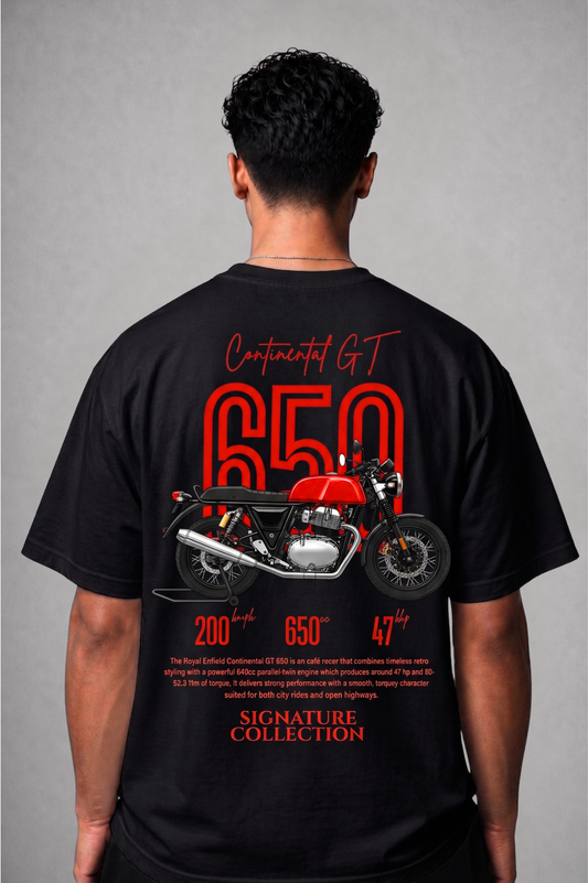 premium gt 650 T-shirt Black