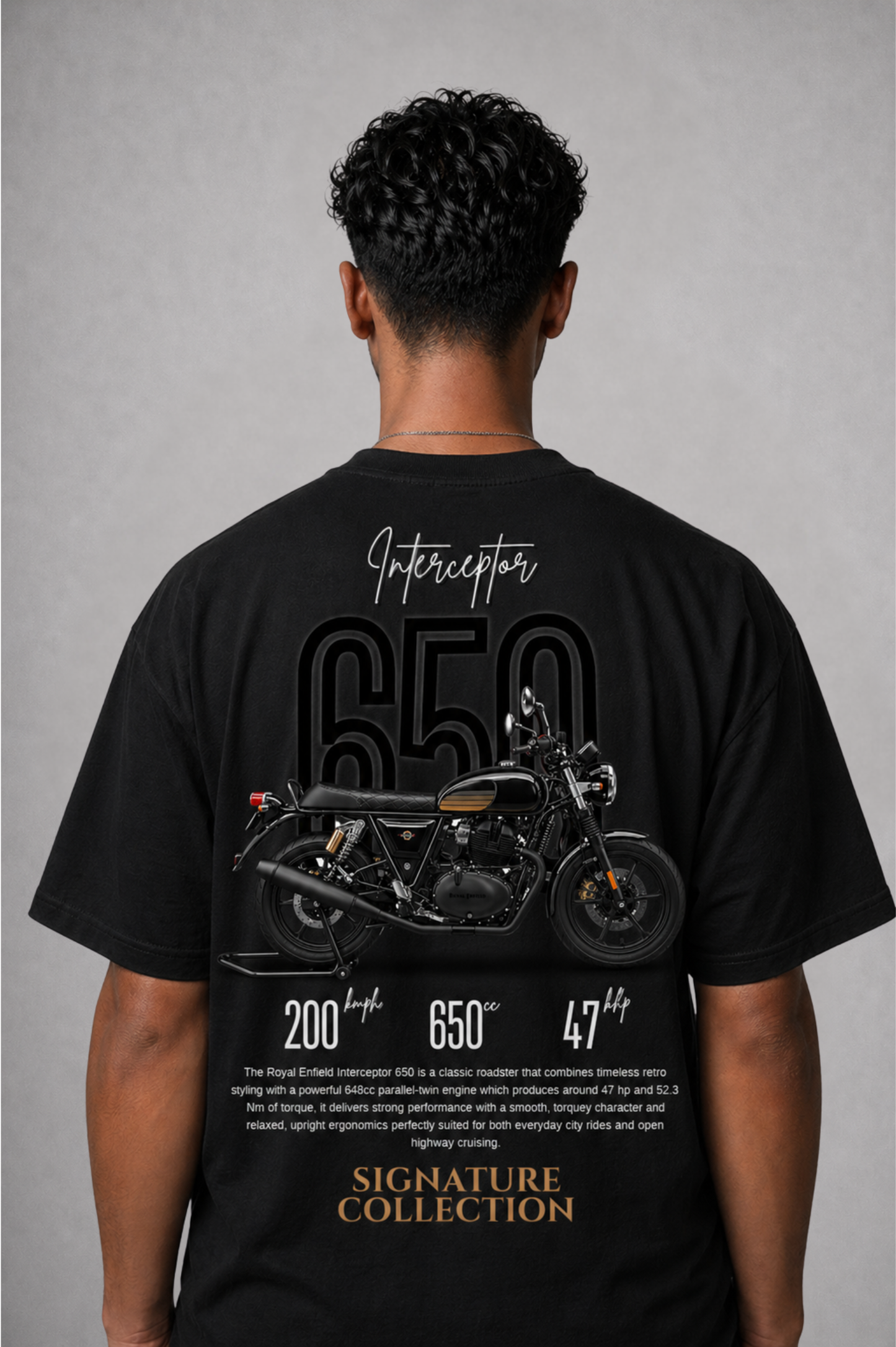 premium int 650 T-shirt Black