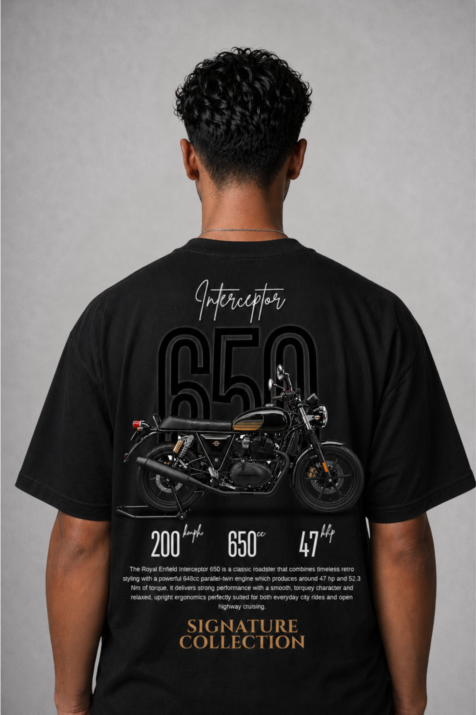 premium int 650 T-shirt Black