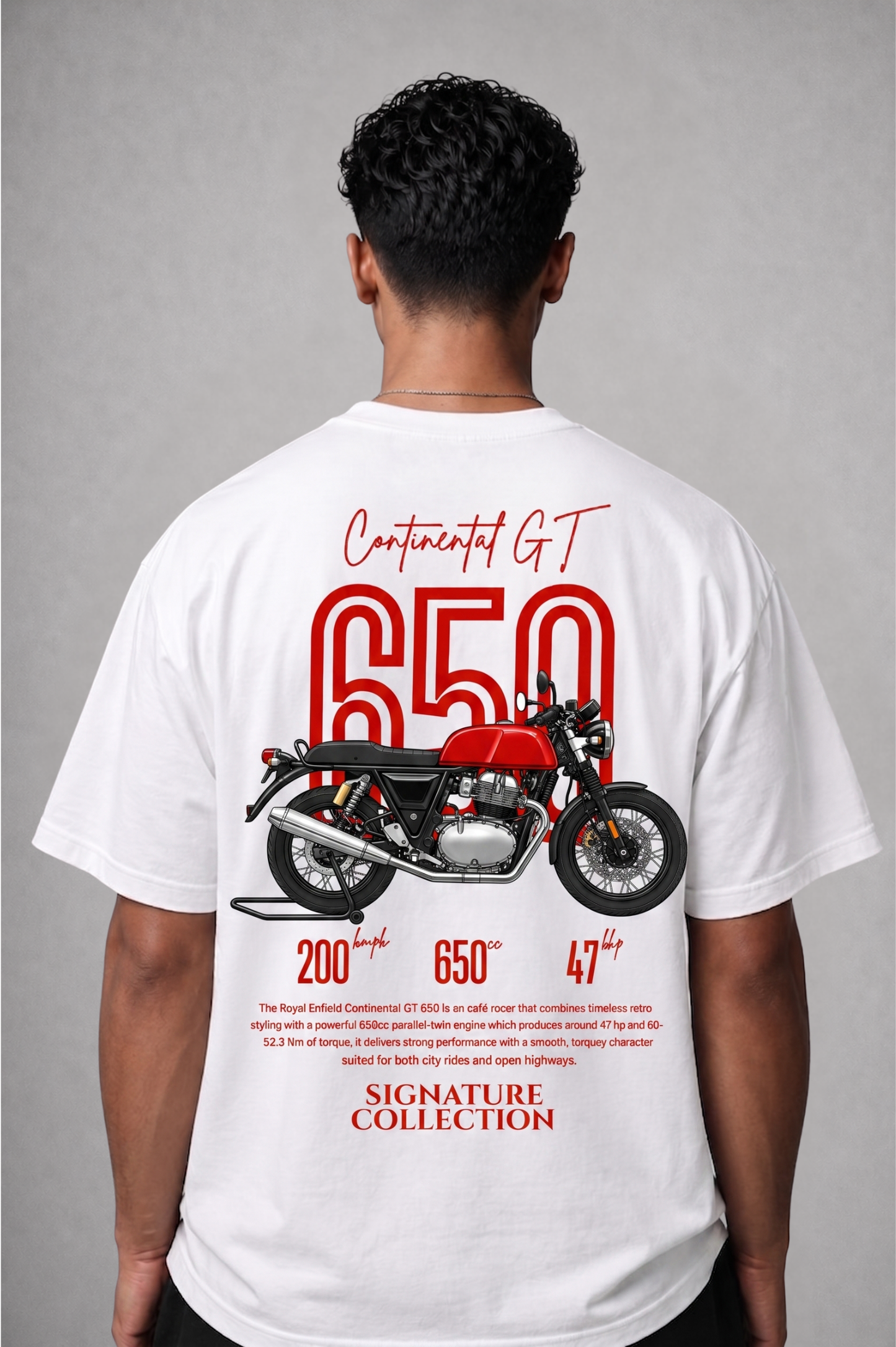 premium gt 650 T-shirt White