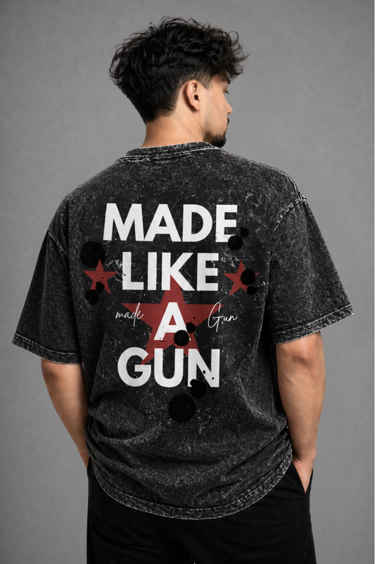 ELEVATE TEE - MADE LIKE A GUN ACID WASH