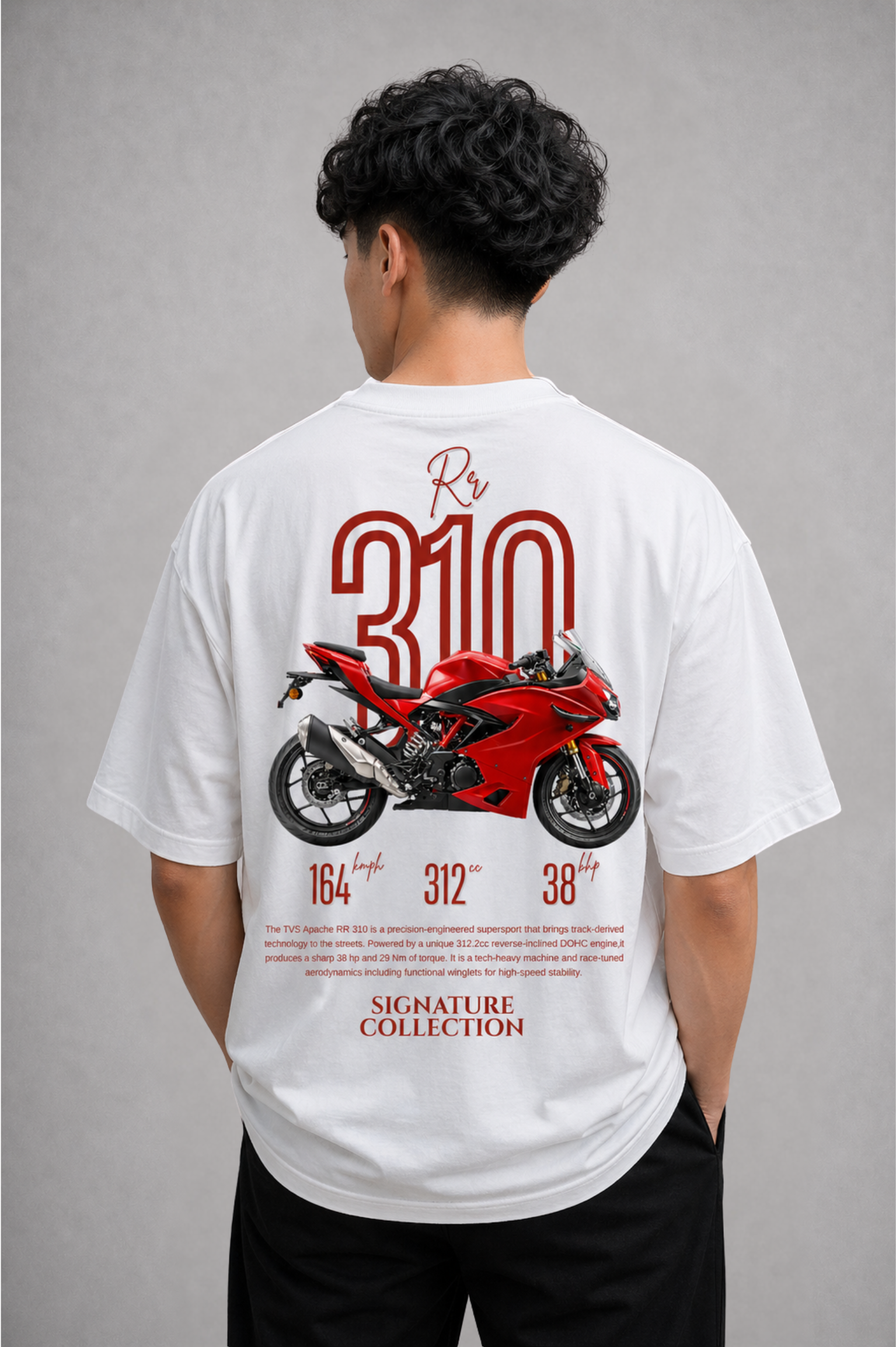 premium rr310 T-shirt White