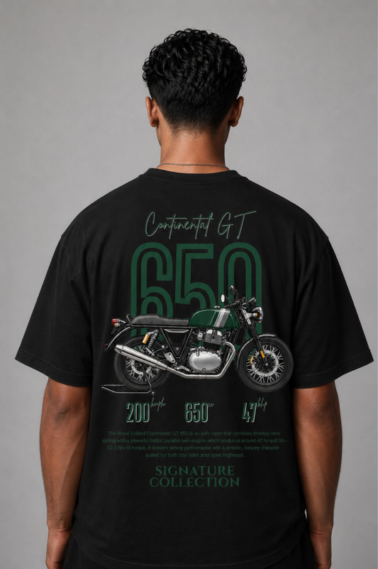 premium gt 650 T-shirt Black