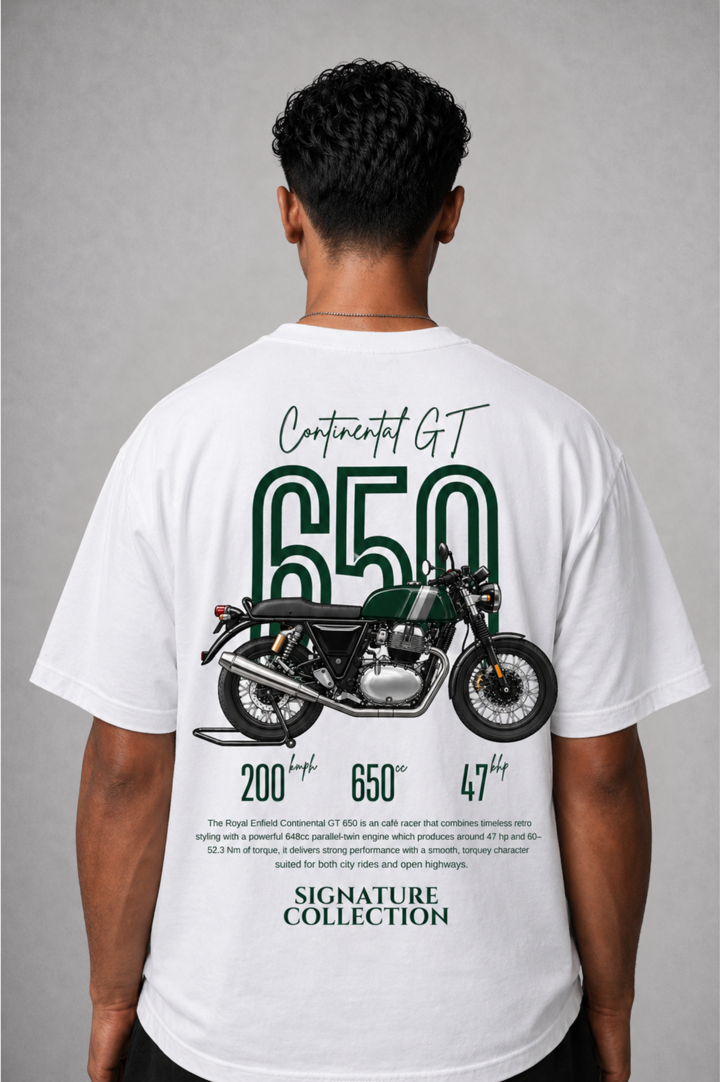 premium gt 650 T-shirt White