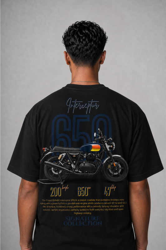 premium int 650 T-shirt Black