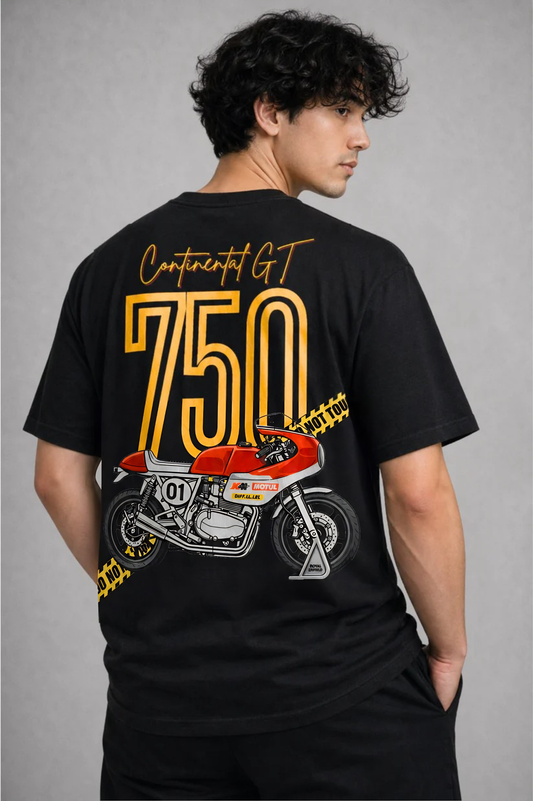 premium gt 750 T-shirt Black