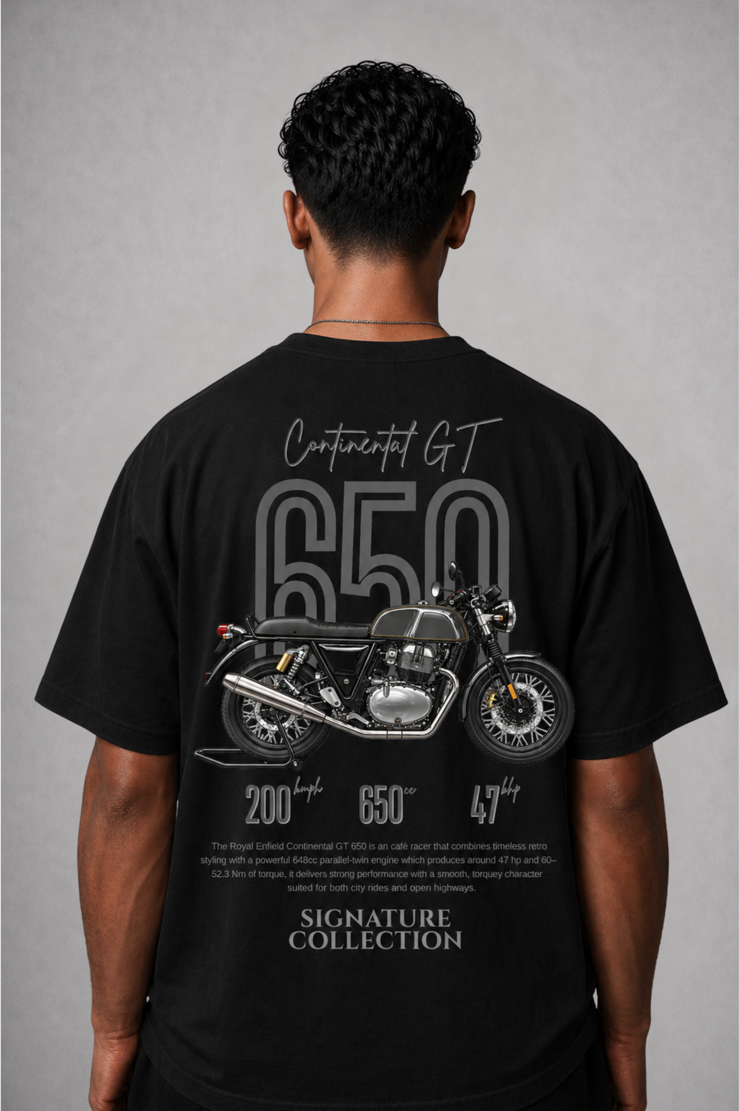 premium gt 650 T-shirt Black