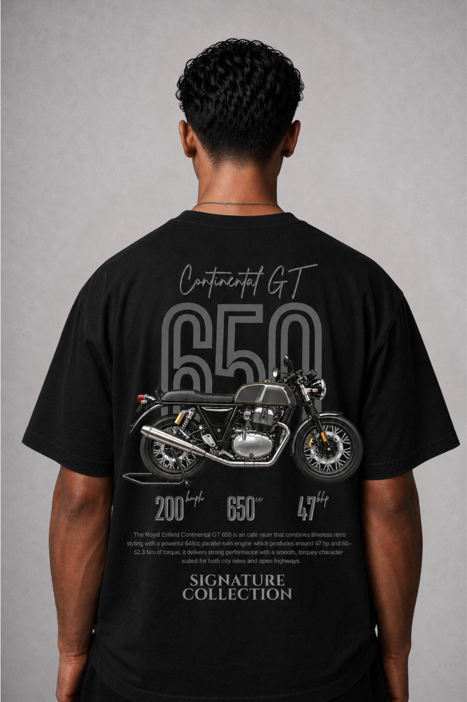 premium gt 650 T-shirt Black
