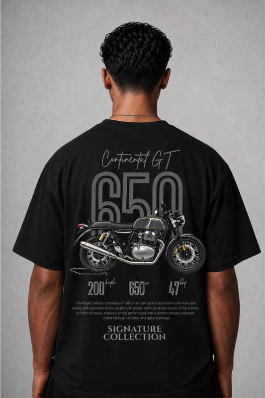 premium gt 650 T-shirt Black