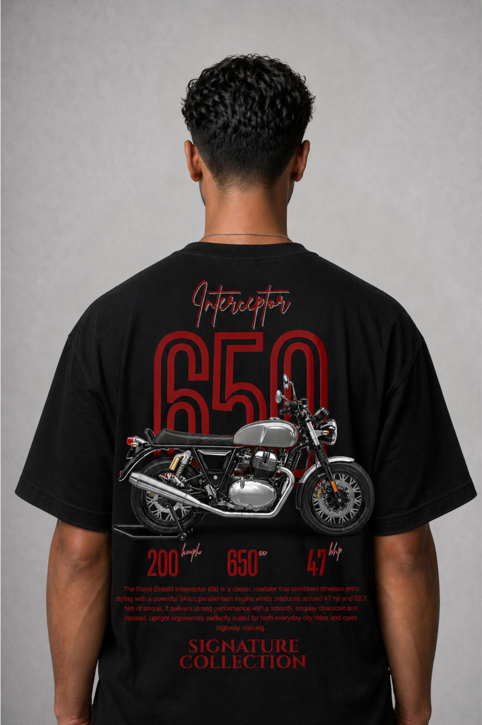 premium int 650 T-shirt Black