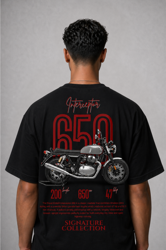 premium int 650 T-shirt Black