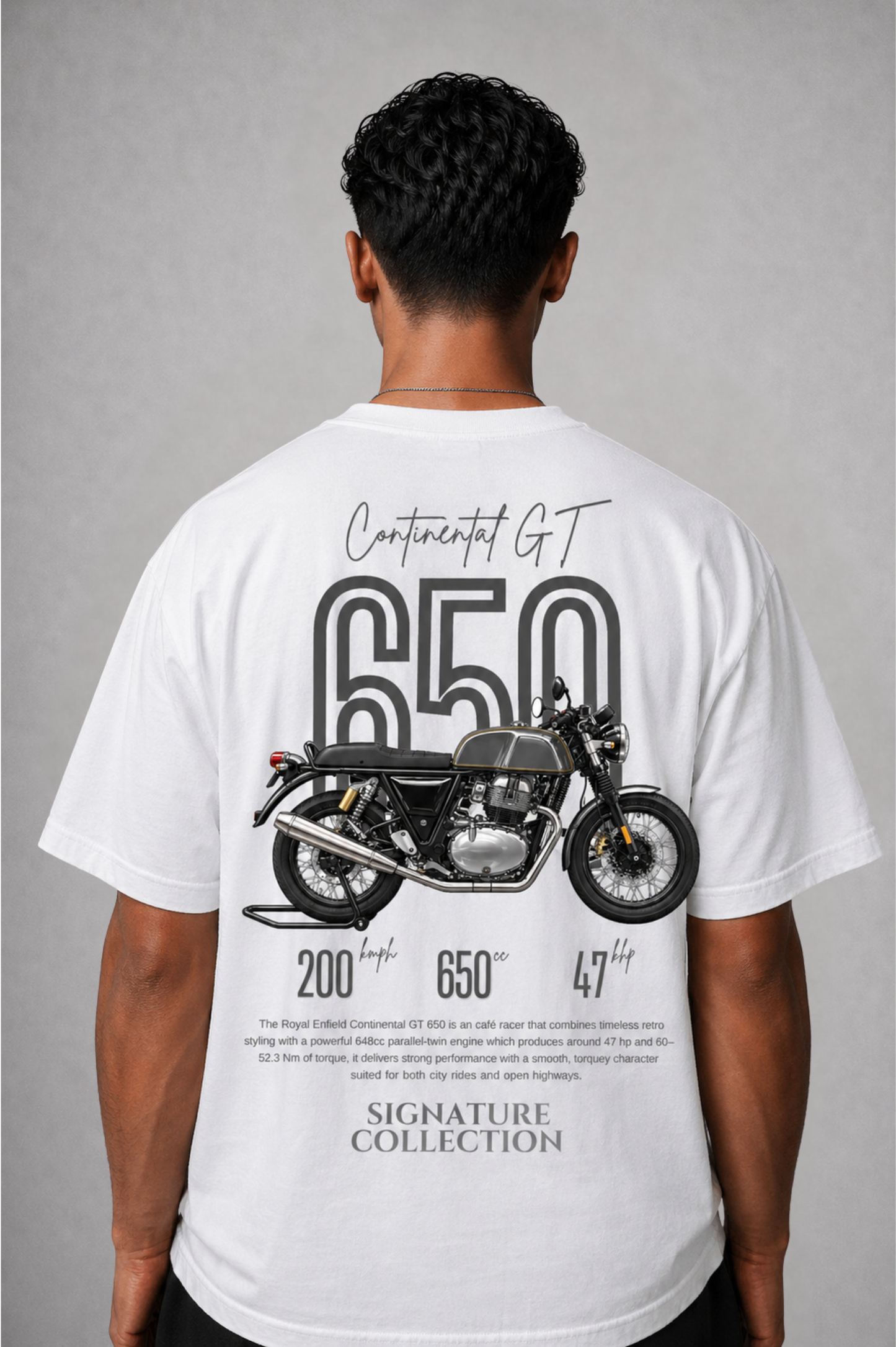 premium gt 650 T-shirt White