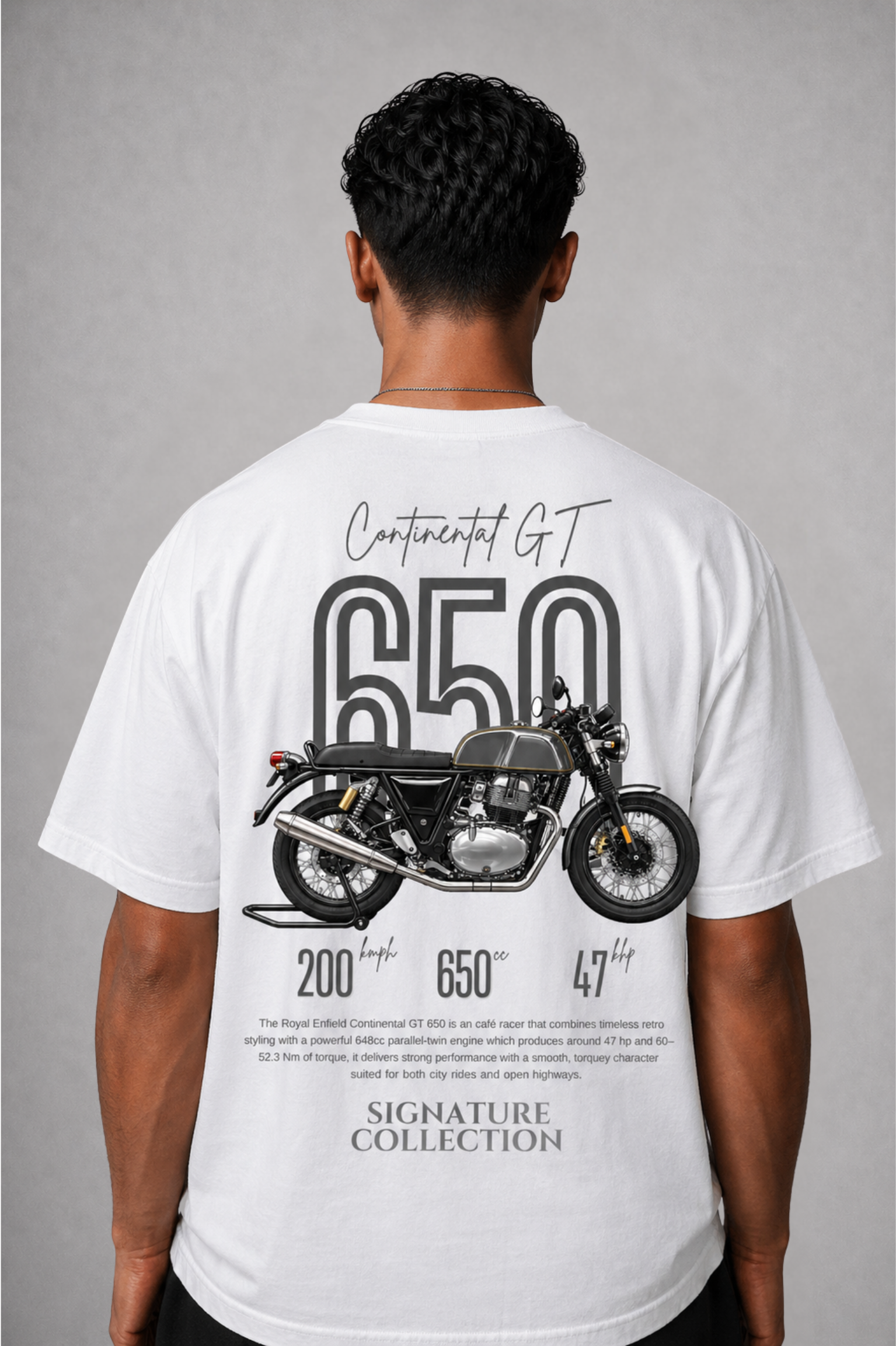 premium gt 650 T-shirt White
