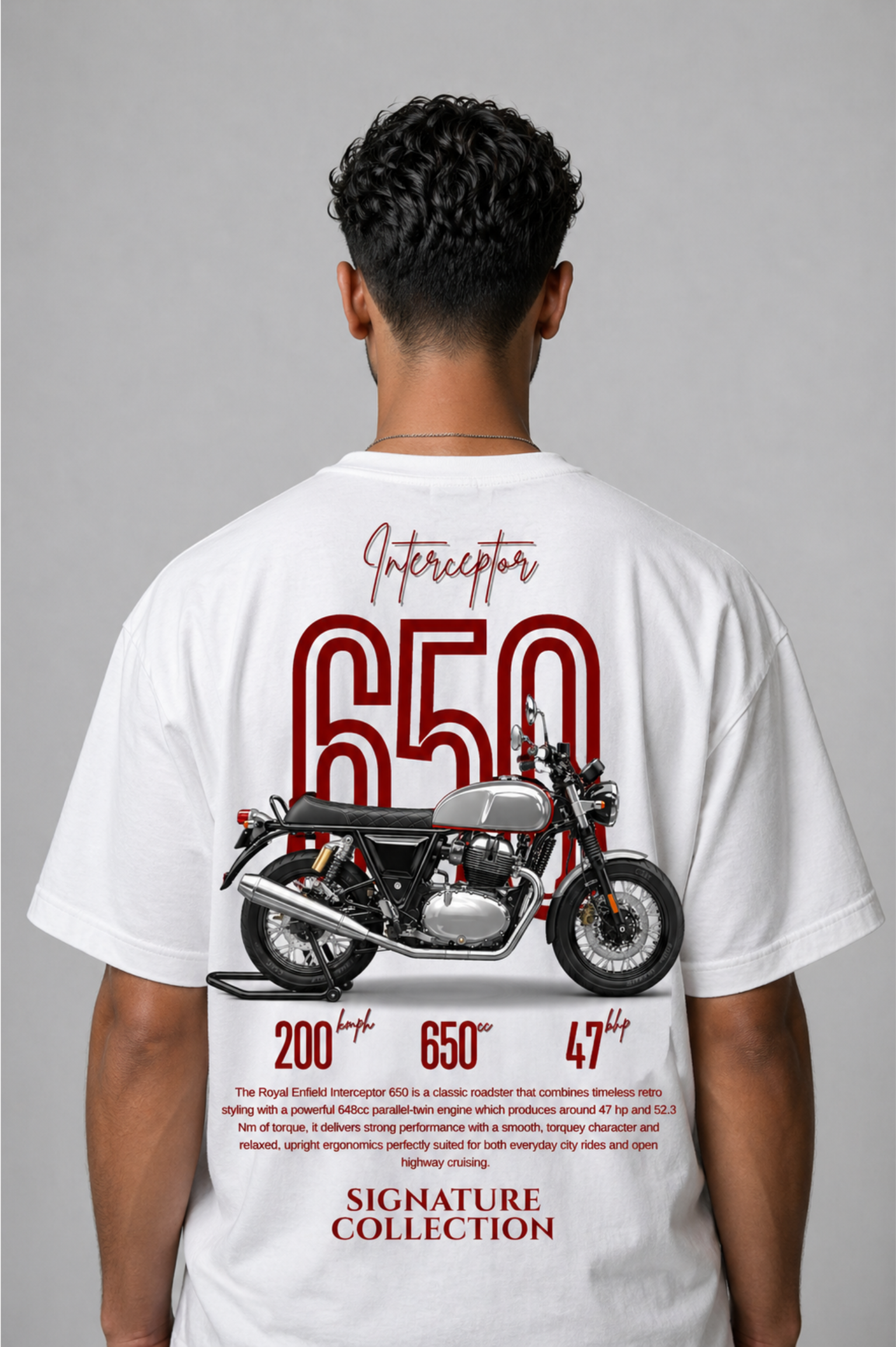 premium int 650 T-shirt White