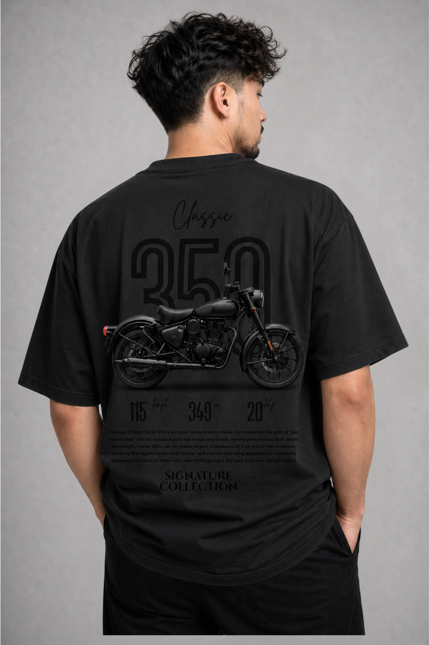 premium classic 350 T-shirt Black