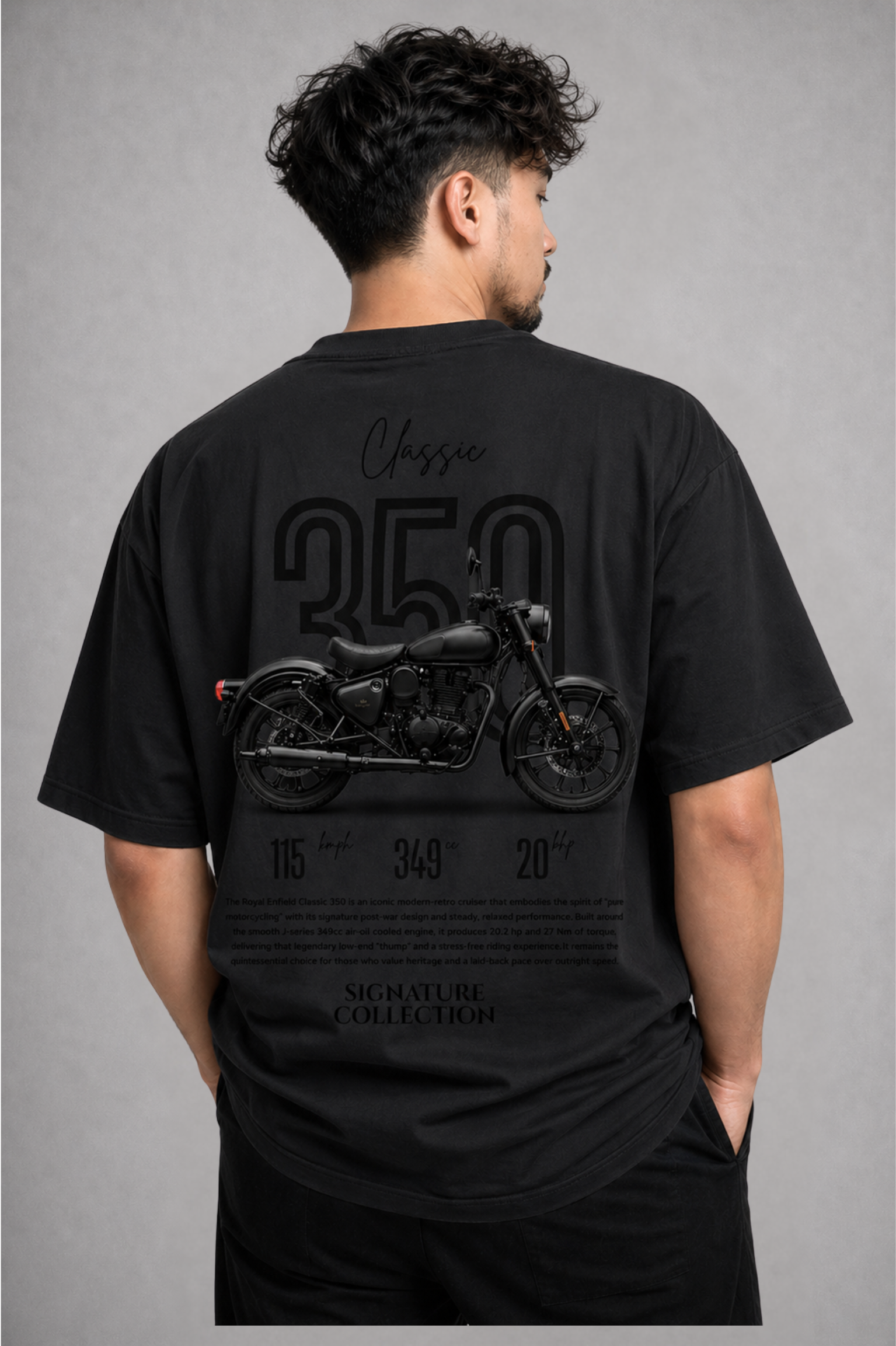 premium classic 350 T-shirt Black