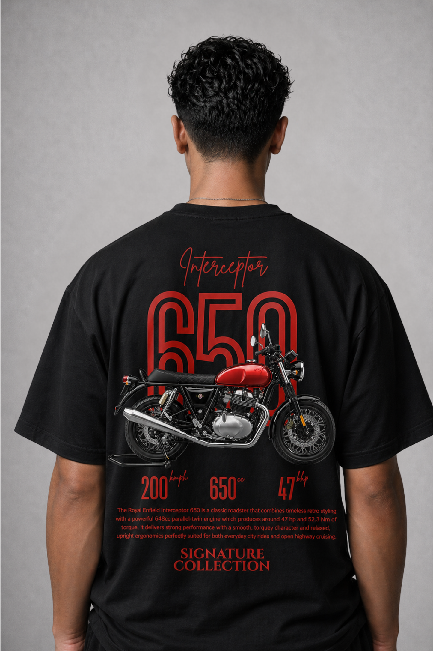 premium int 650 T-shirt Black
