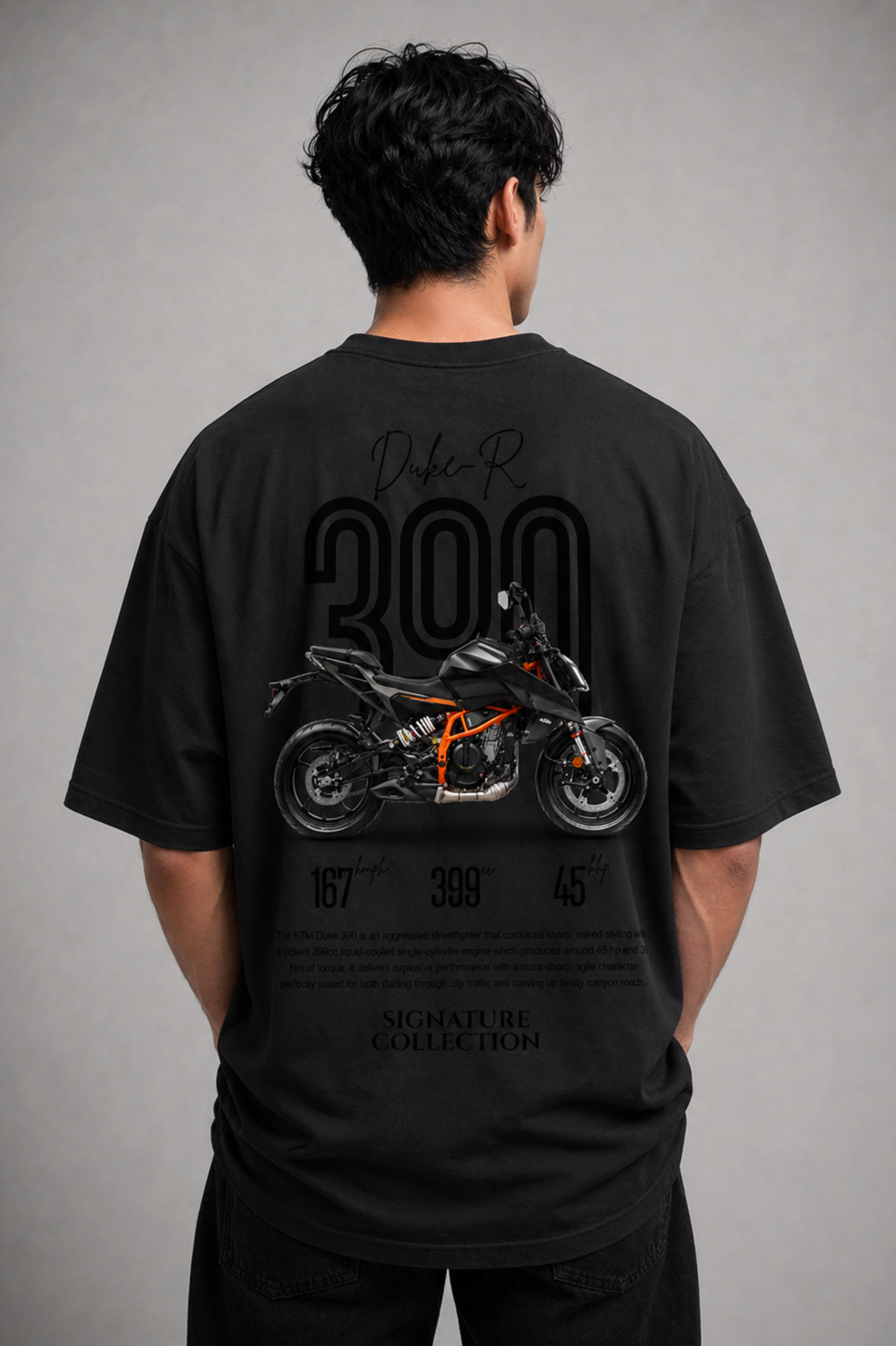 premium 390 T-shirt Black