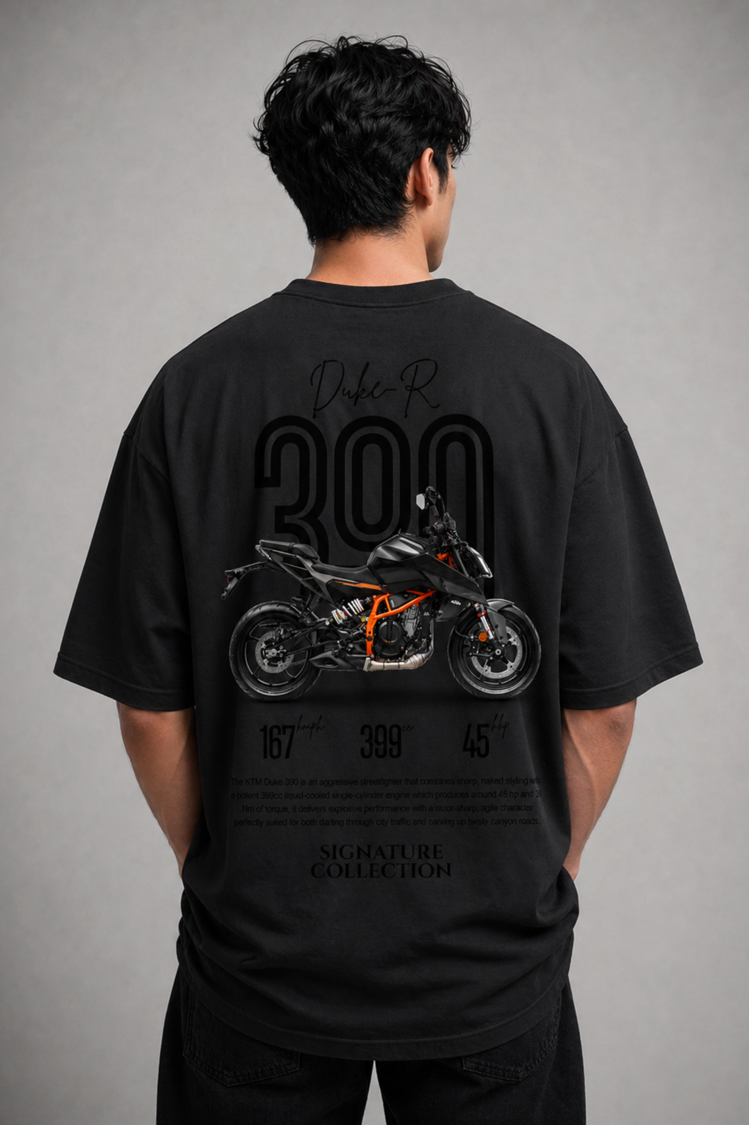 premium 390 T-shirt Black